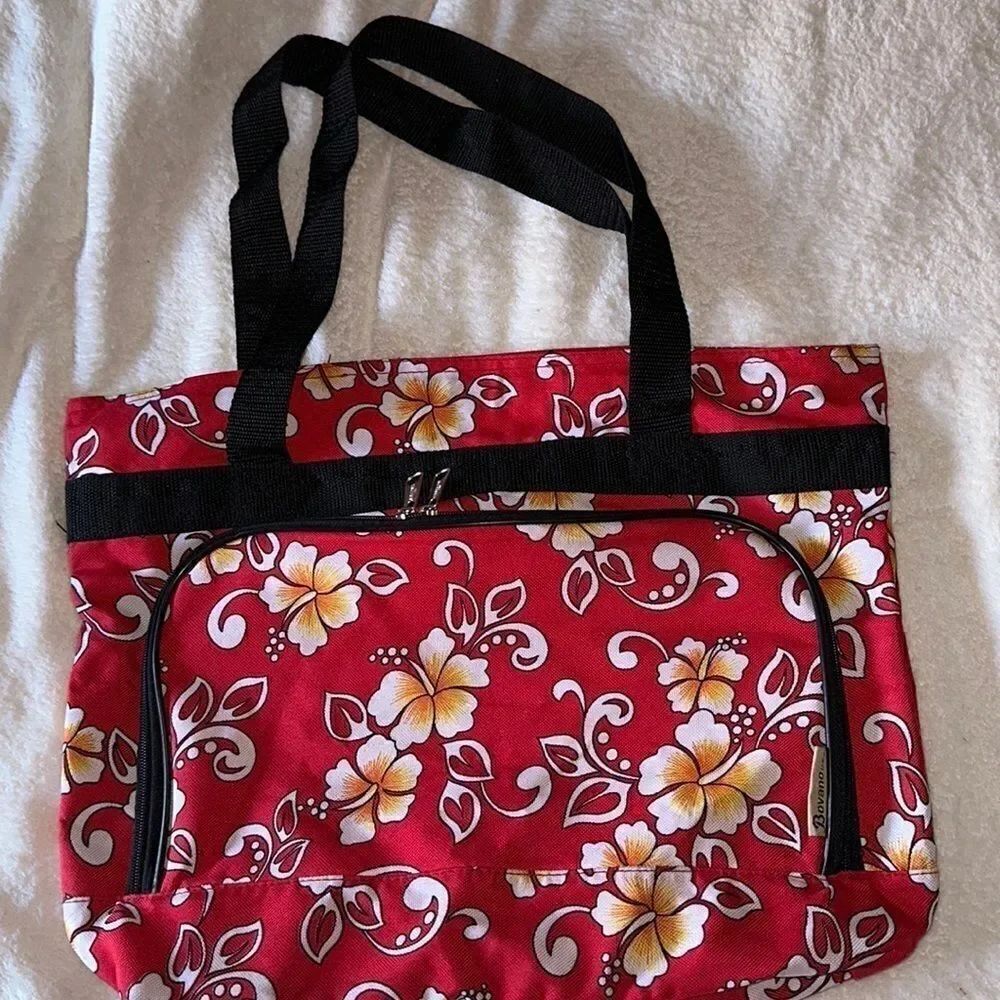 Bovano Hawaiian Print XL Tote